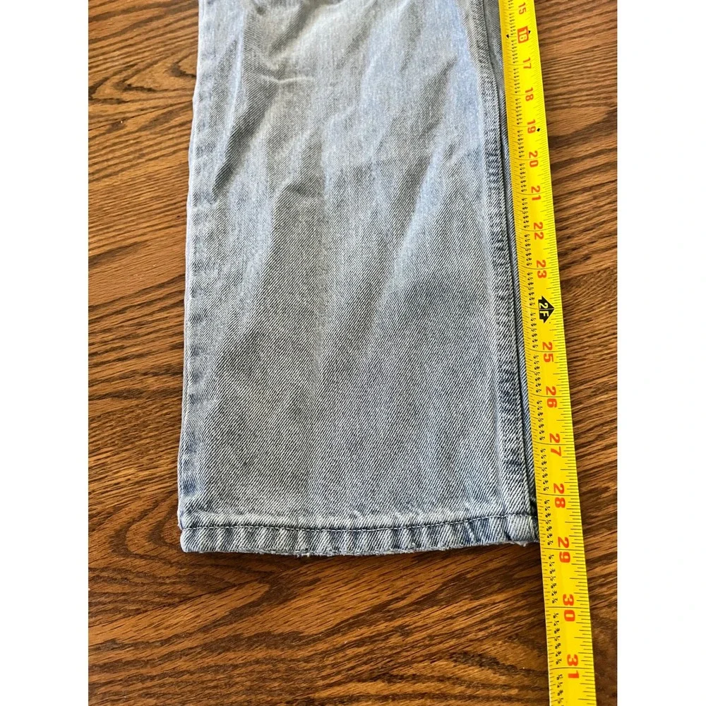 Levis SilverTab Loose Distressed Light Wash Jeans Mens W30 L30 Baggy Denim